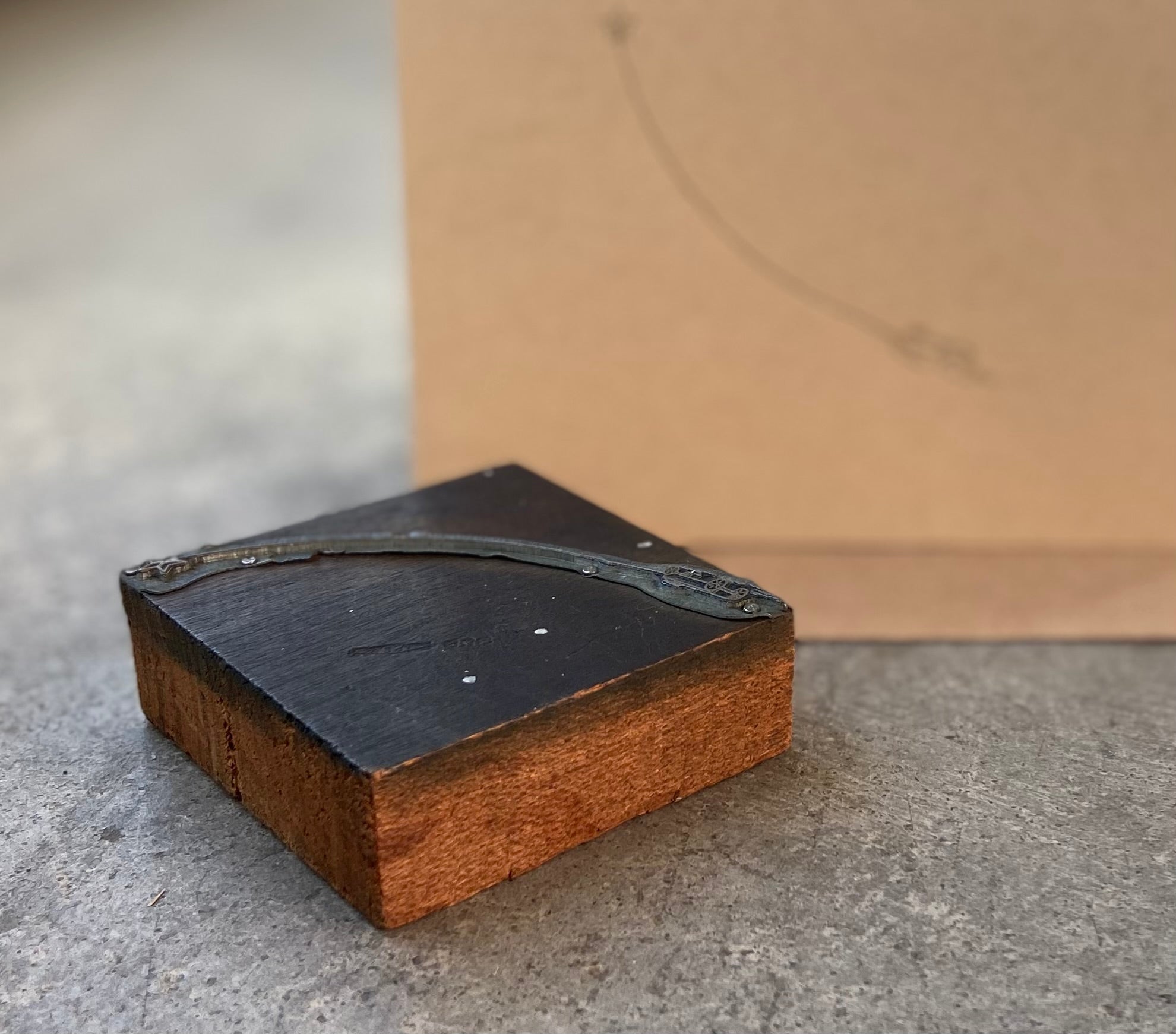 Wagon and Star letterpress greeting card