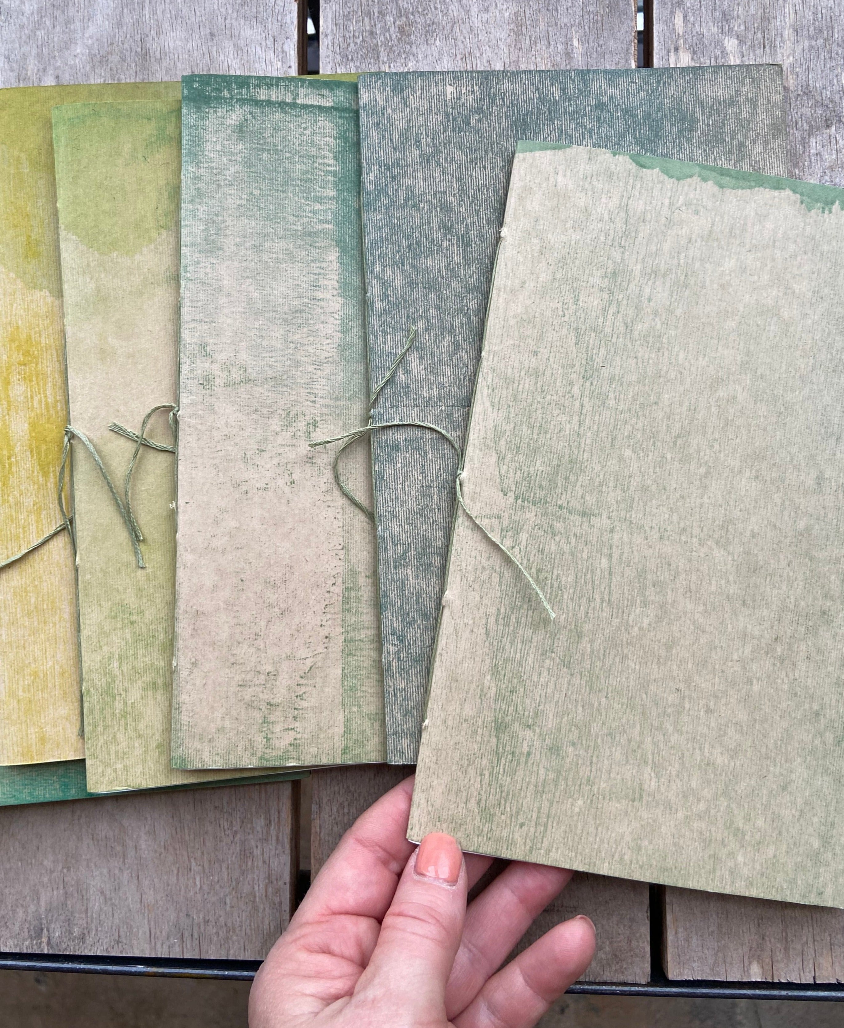 Hand-Bound Blank Notebook