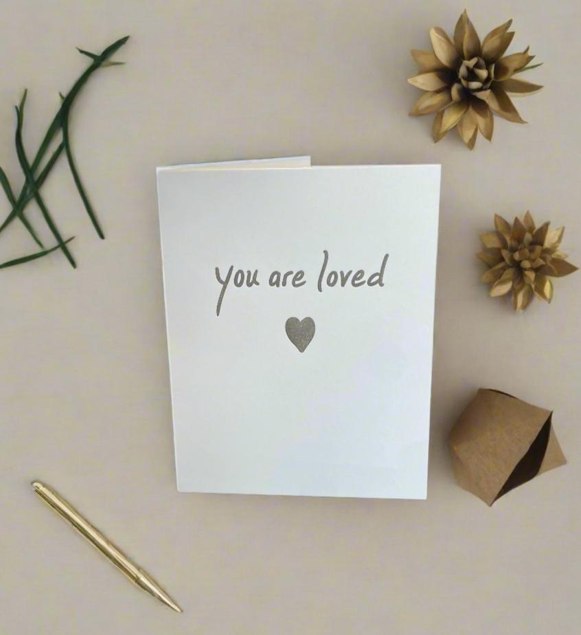 You are Loved greeting card