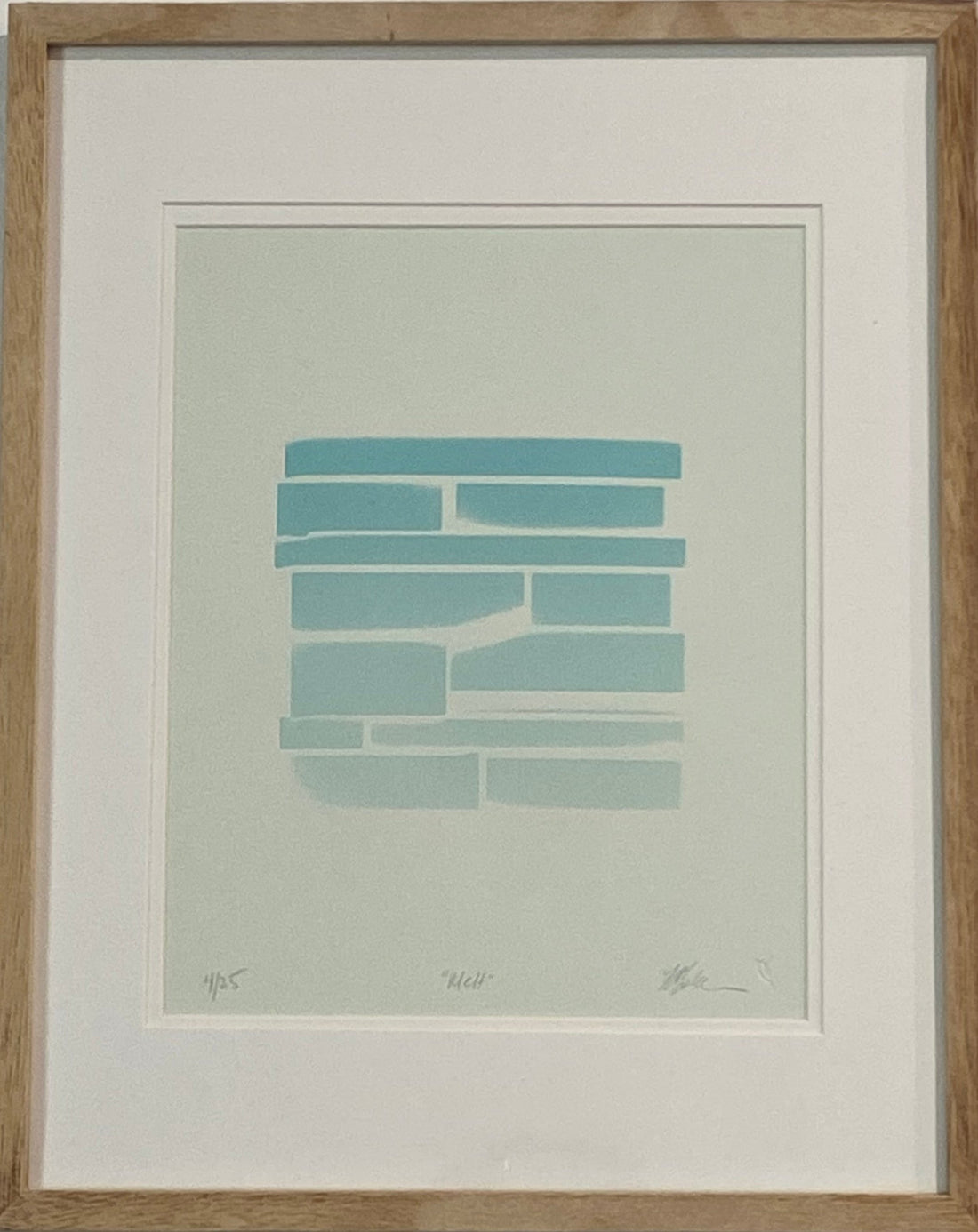 "Melt" letterpress print