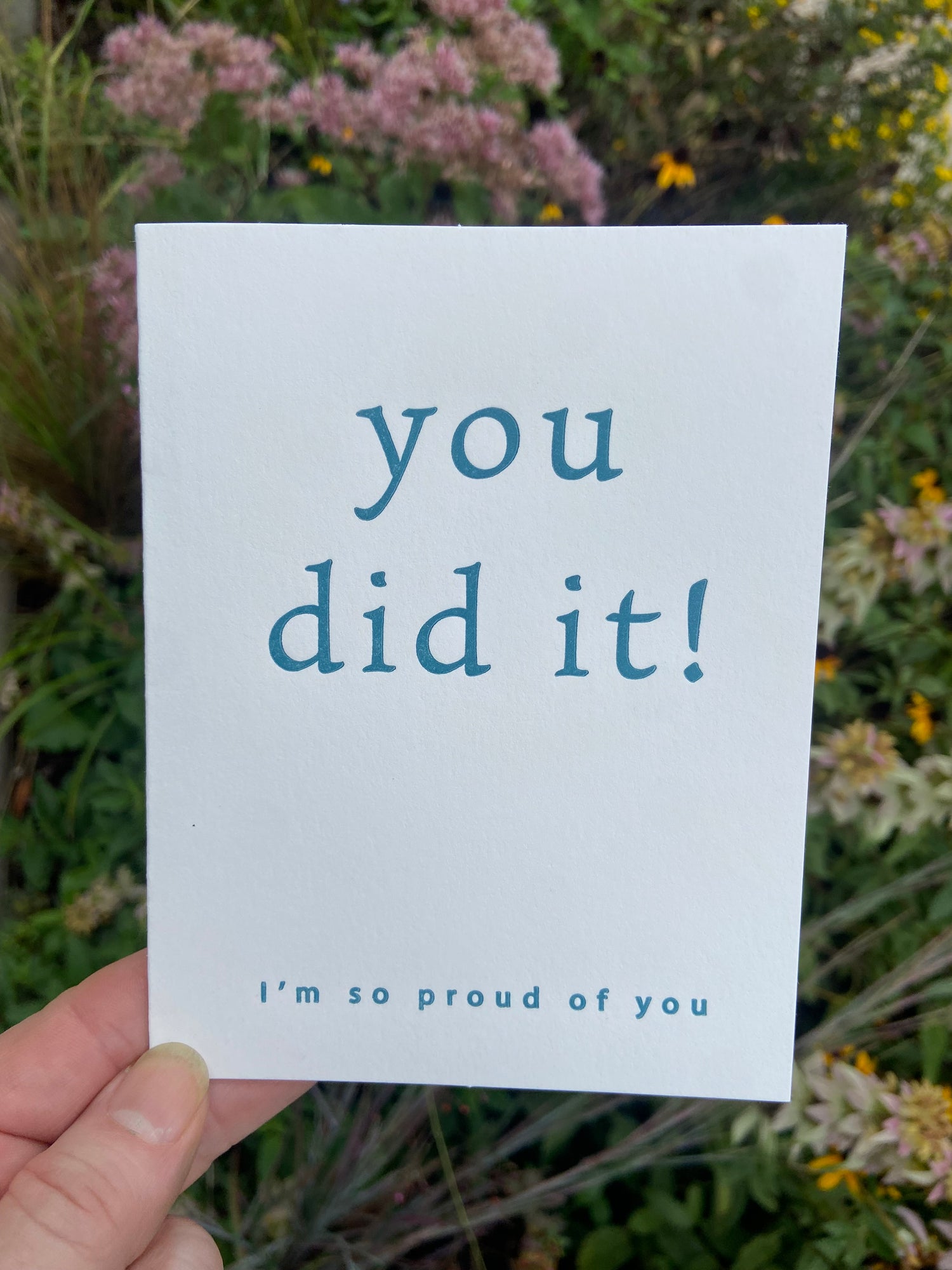 You did it!