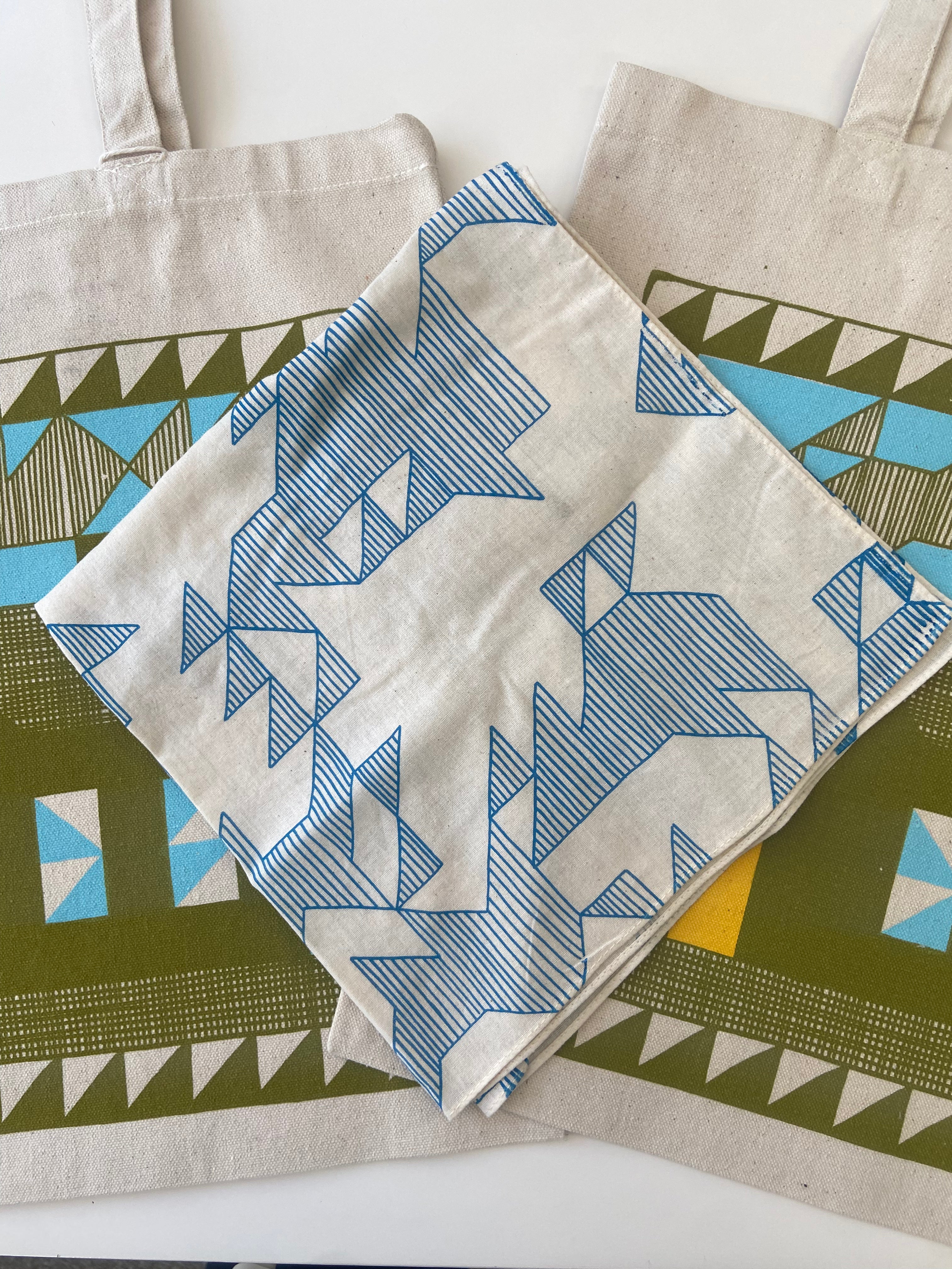 Cloud Bandana/Furoshiki (gift wrapping cloth)