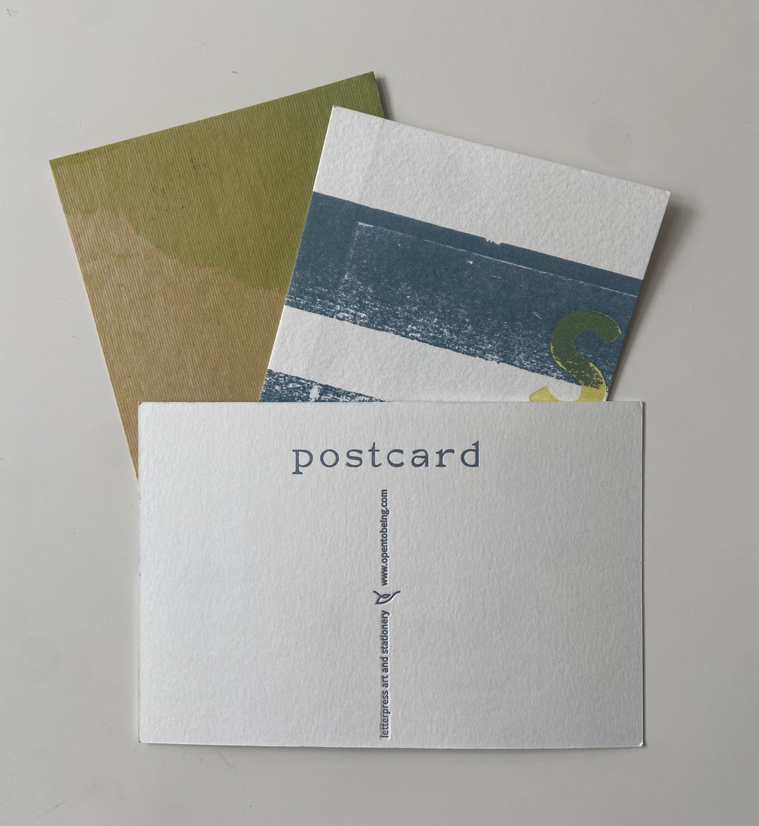 letterpress post card