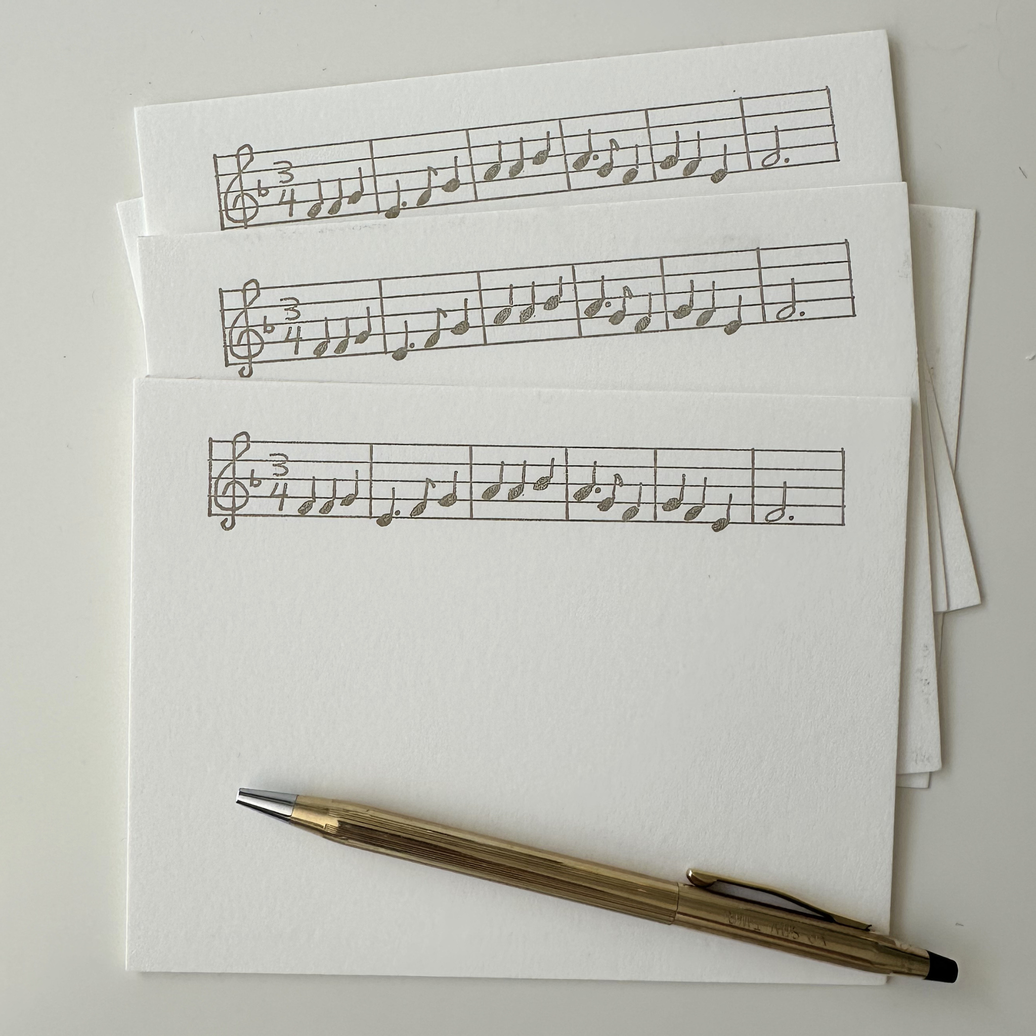 Note Card set - Music