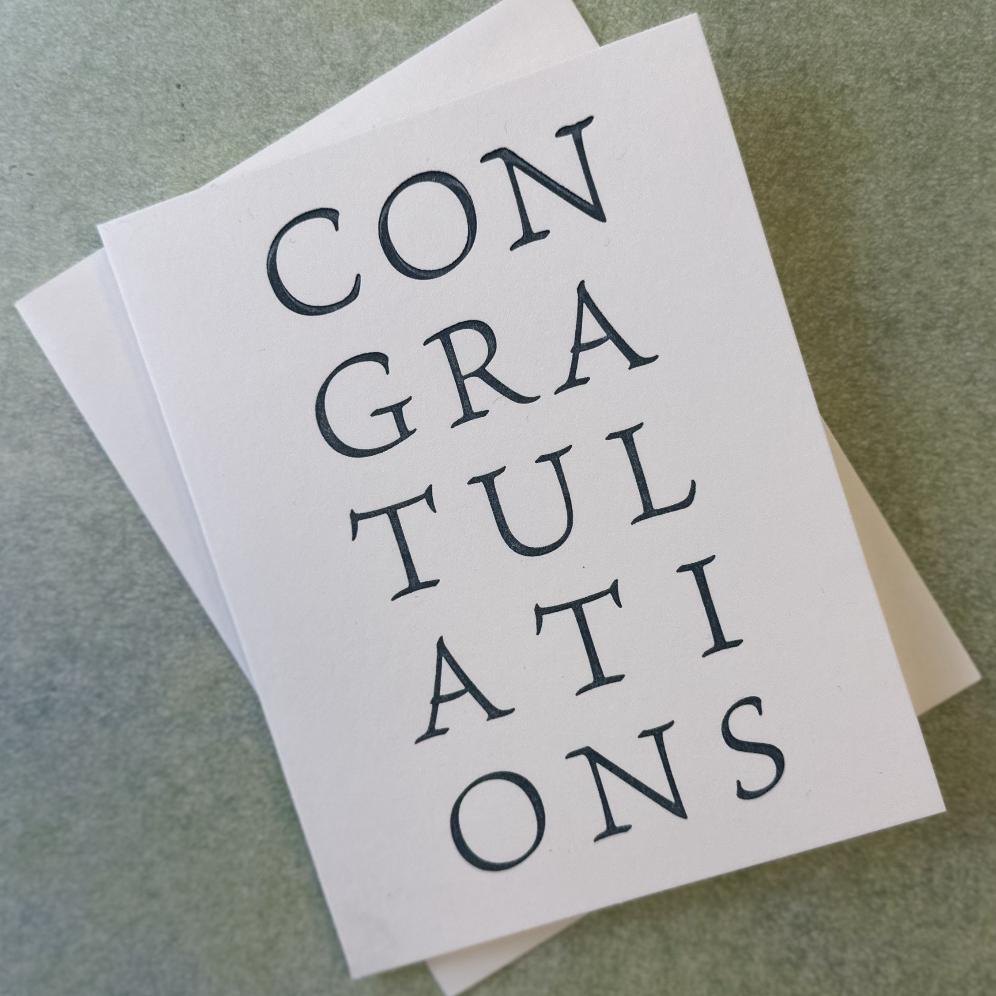 Congratulations (Teal)