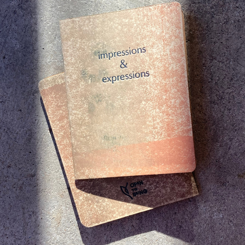 Mini notebook "Impressions and Expressions"