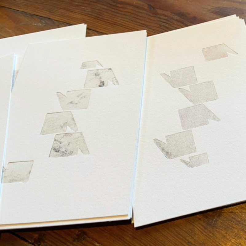 "Balance" mini letterpress variable edition print