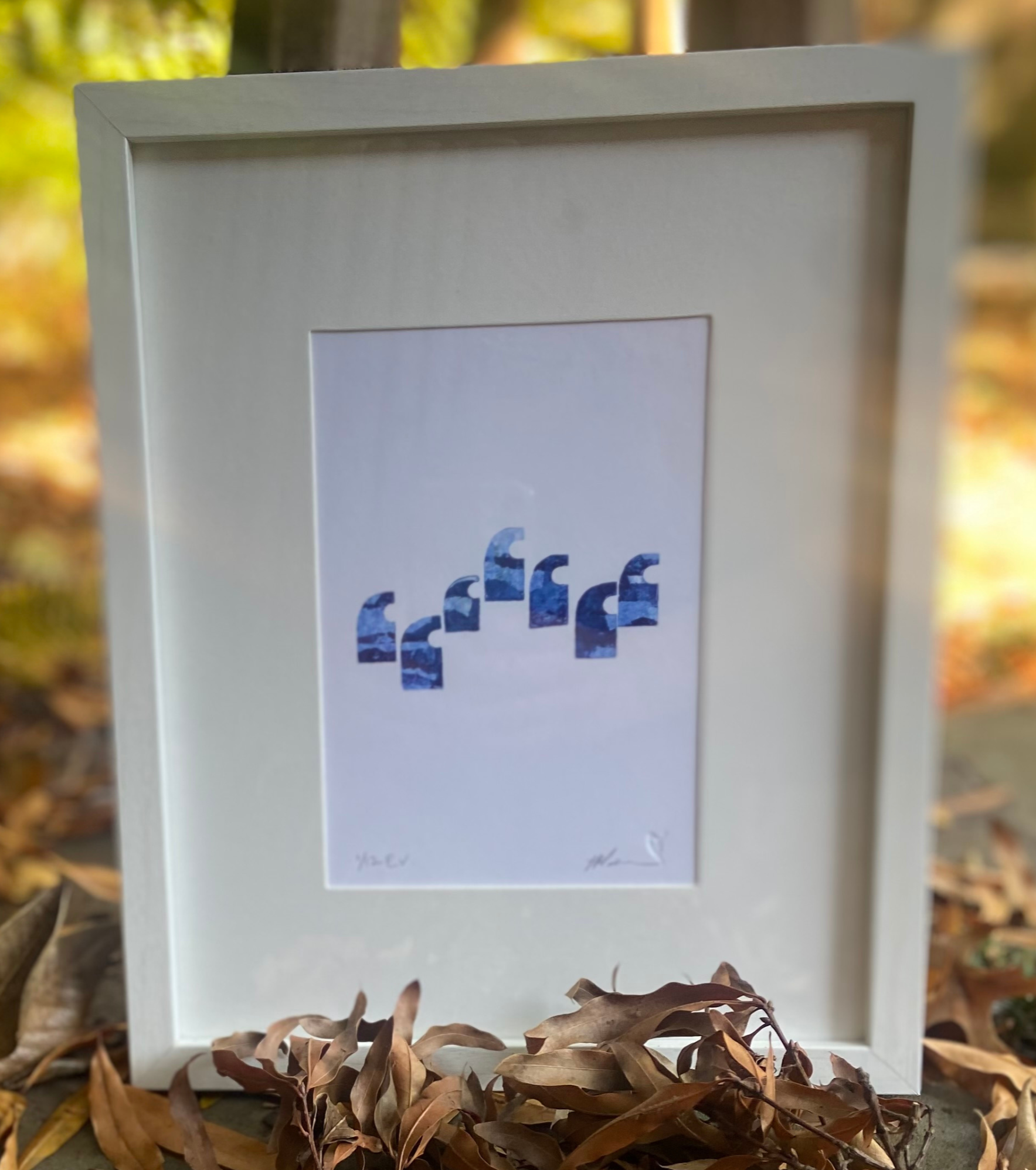 "Waves" variable edition print