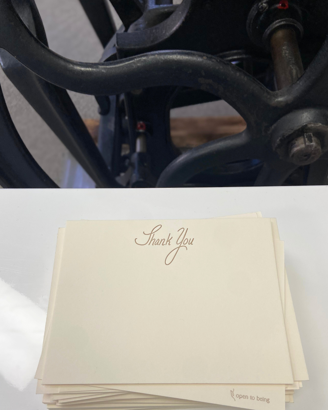 Thank you note cards - classic