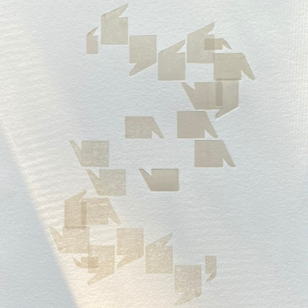 "Formations" variable edition letterpress print