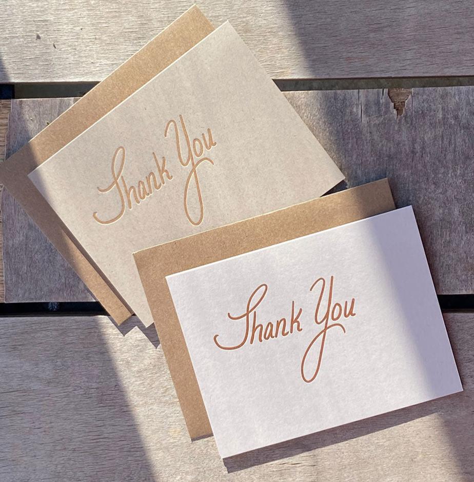 Thank You greeting card