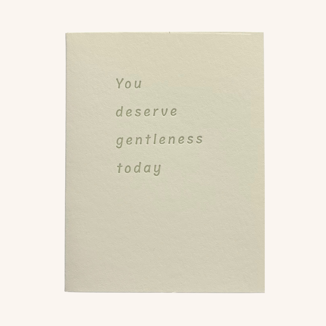Gentleness