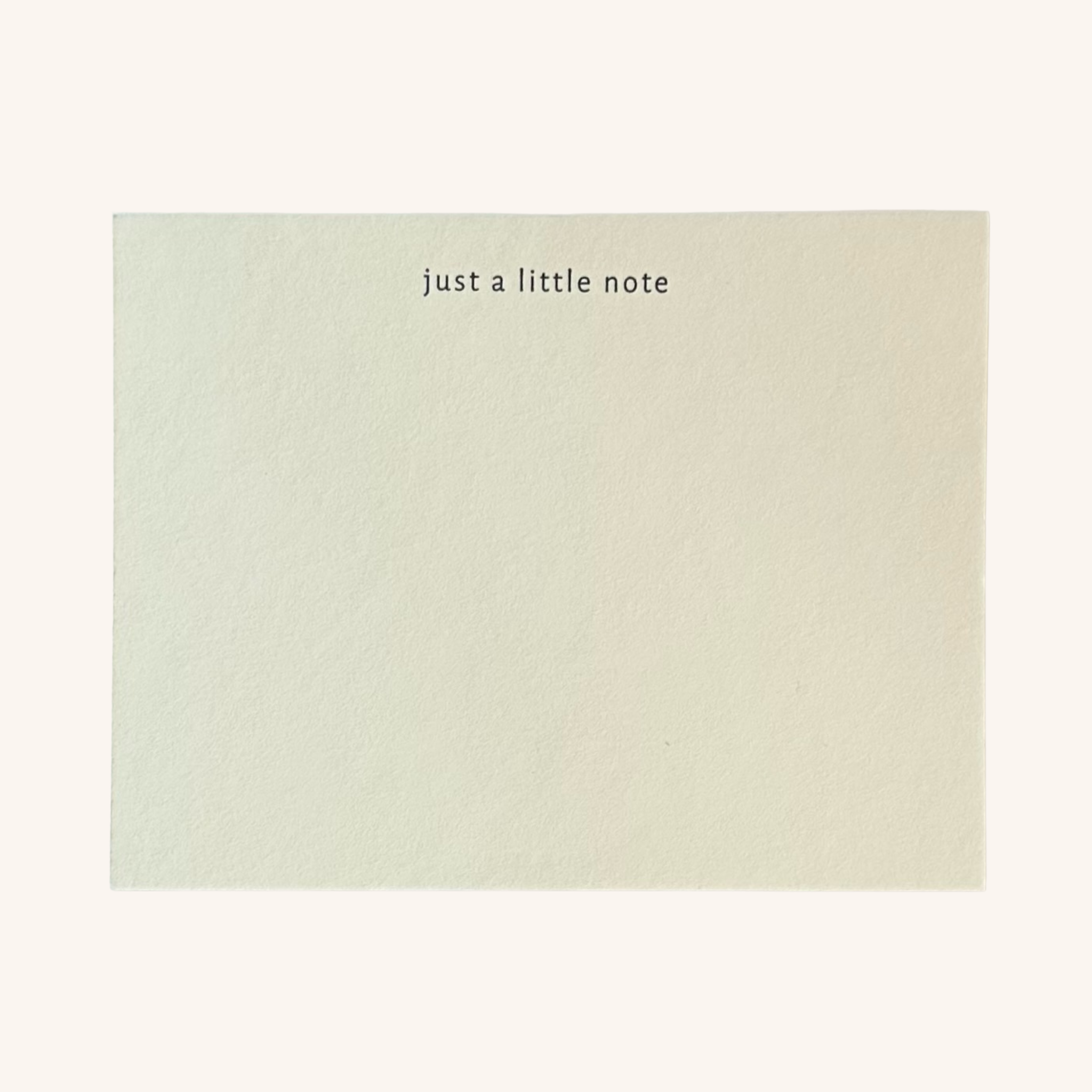 Little Note Letterpress Note Card Set