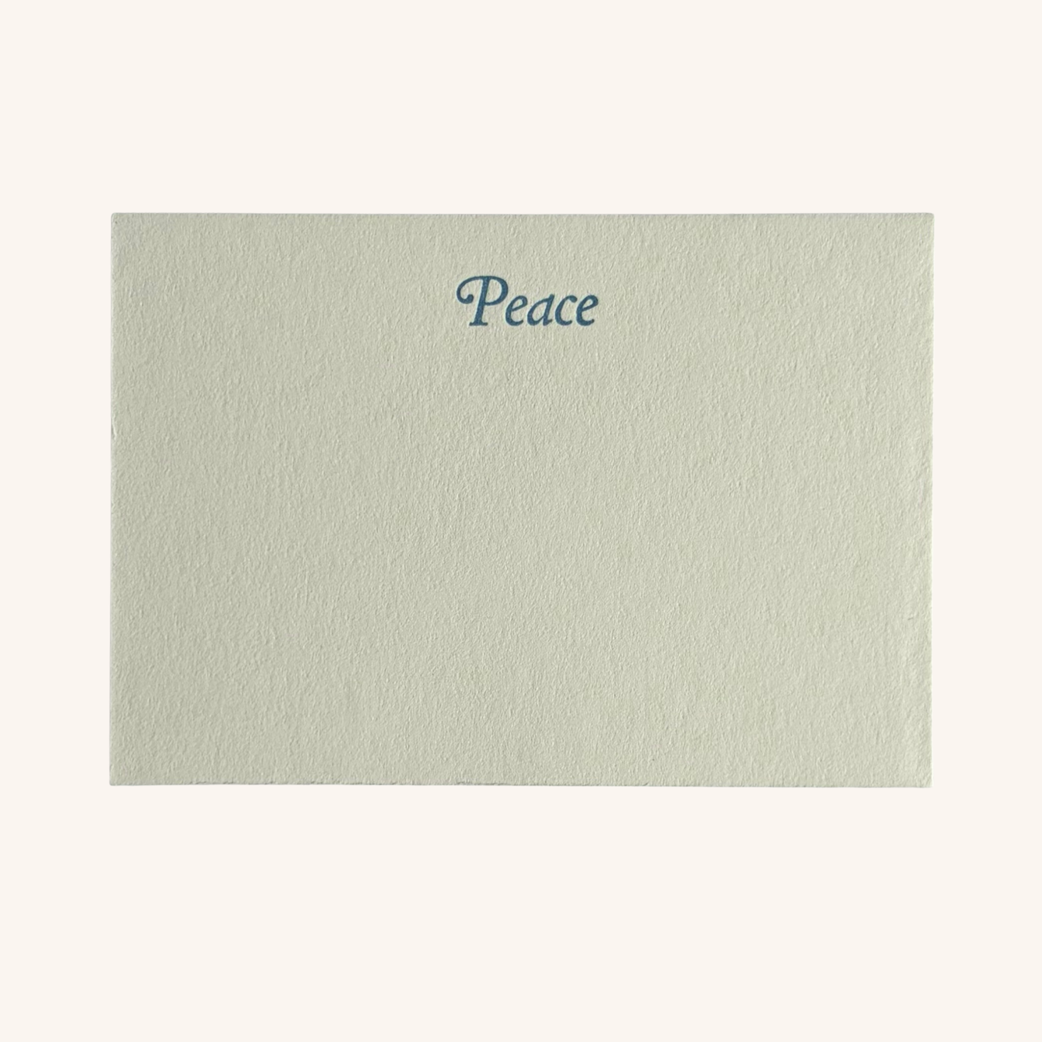 Peace Enclosure Card