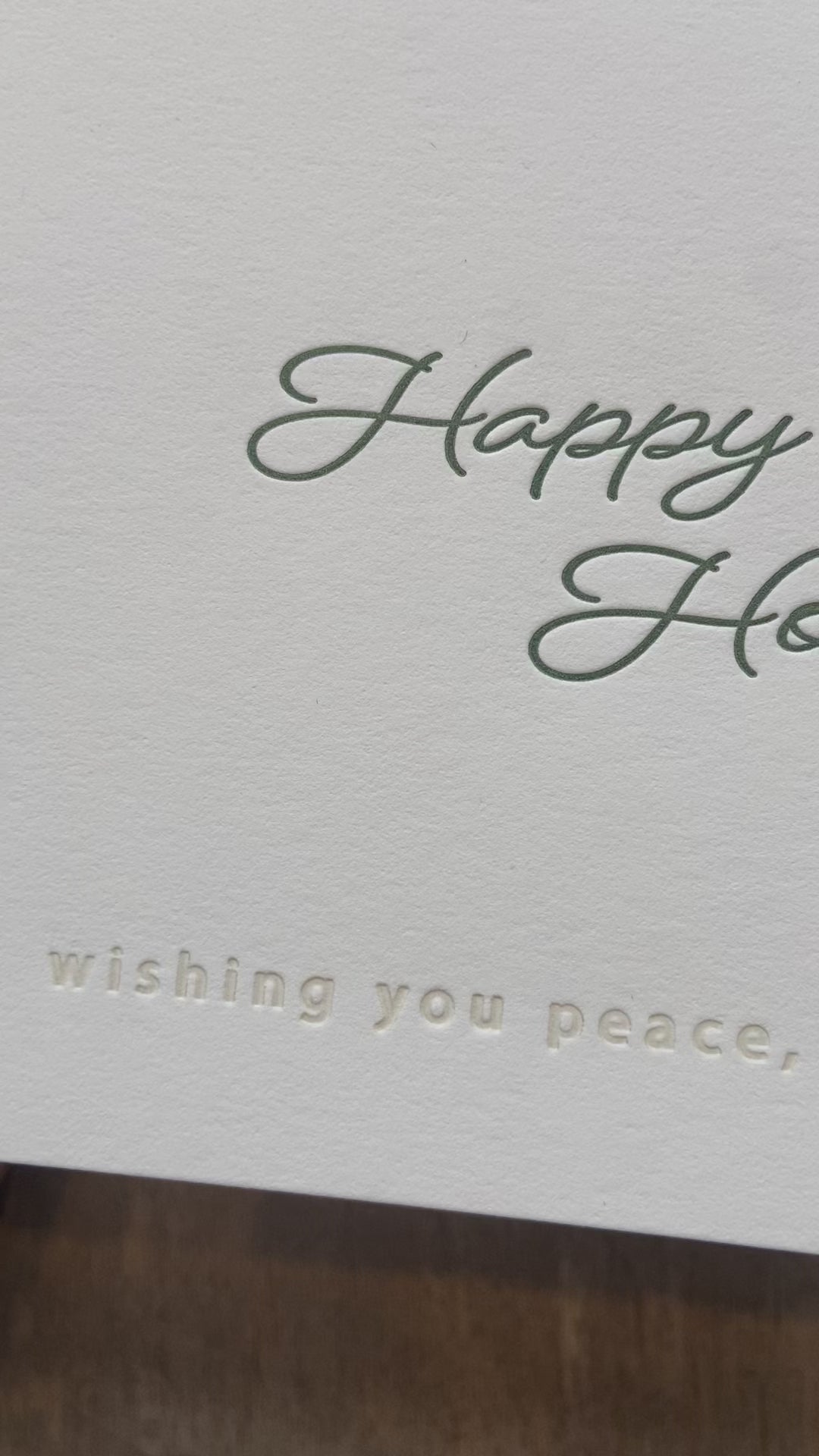 Happy Holidays greeting card