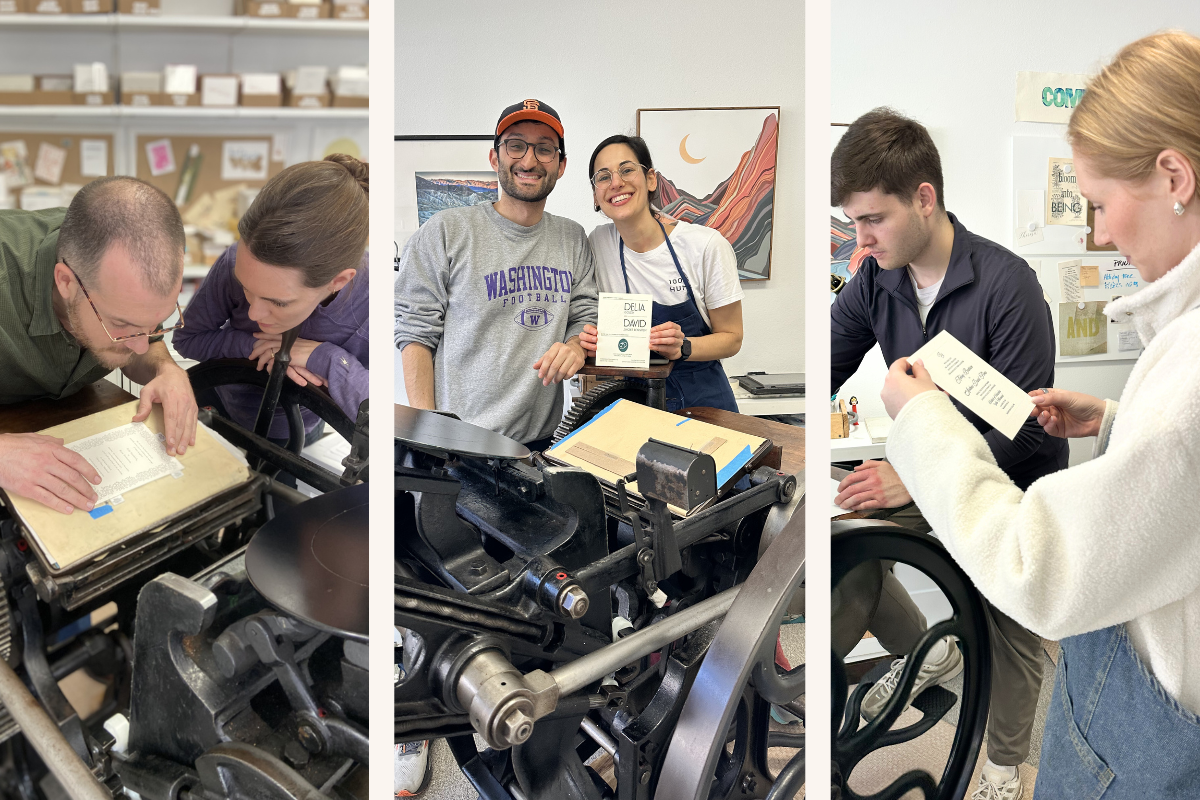 A Different Kind of Letterpress Wedding Invitation Experience