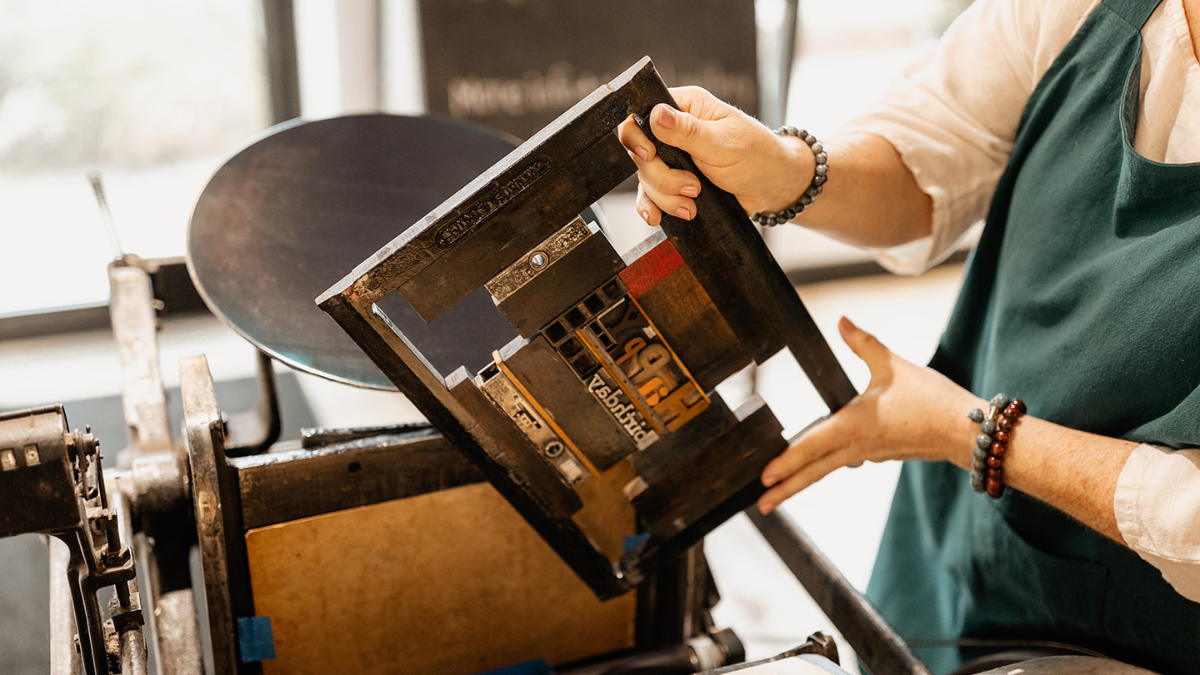 A Return to Analog: Letterpress and a Slower Way to Connect