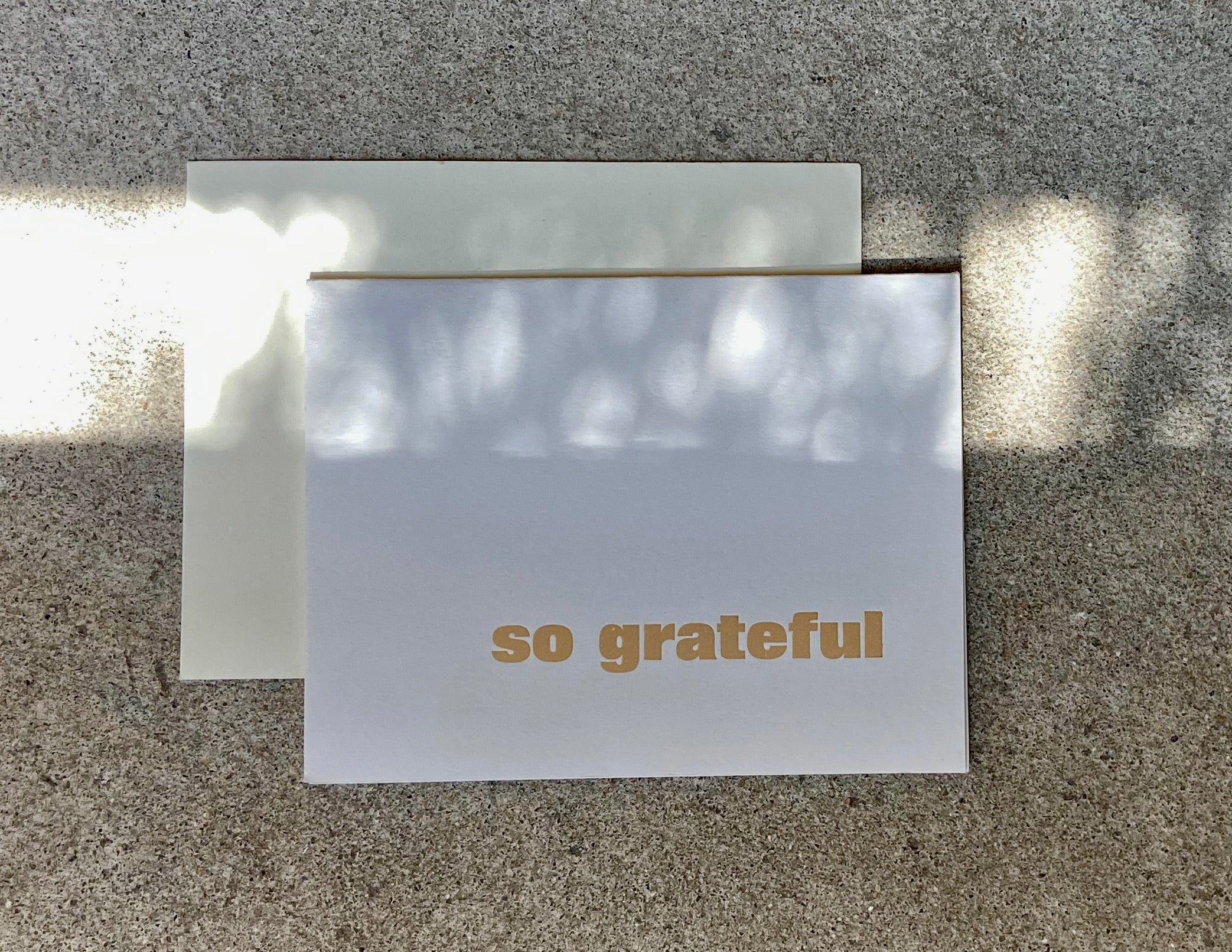 So Grateful greeting card