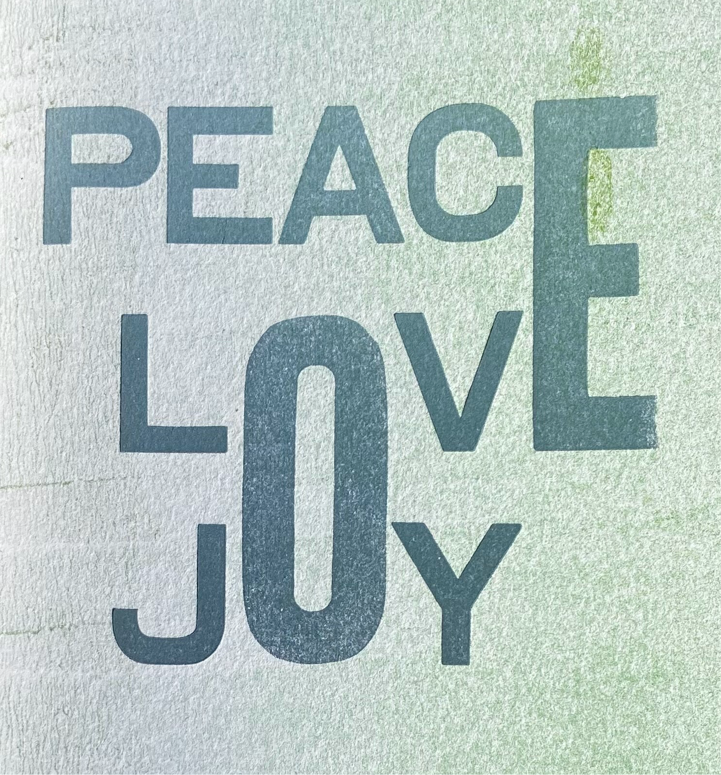 Peace Love Joy blank notebook