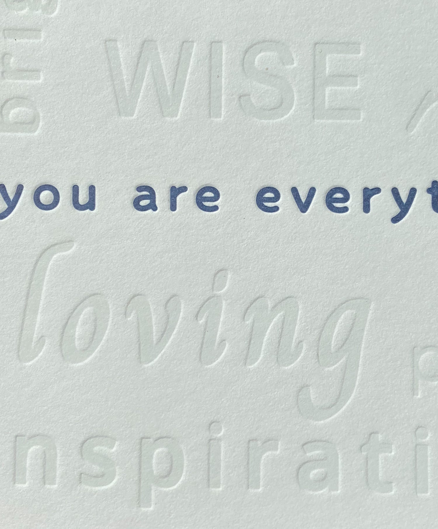 You Are Everything greeting card