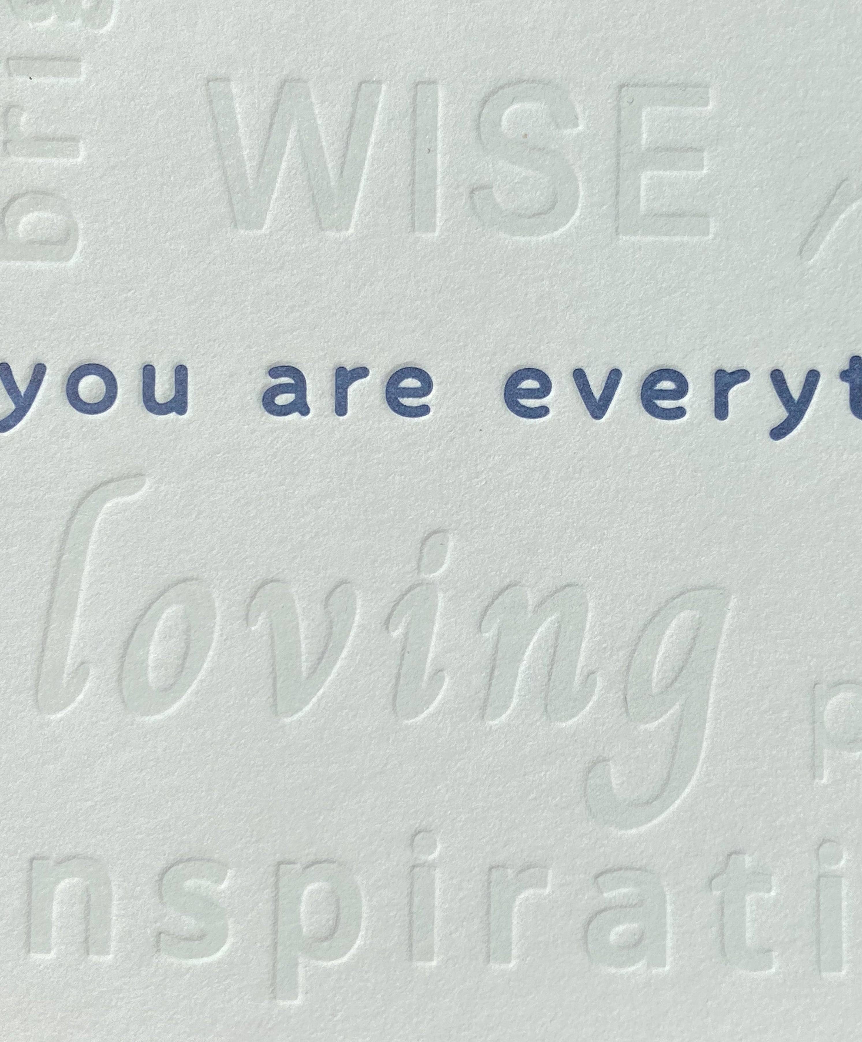 You Are Everything greeting card