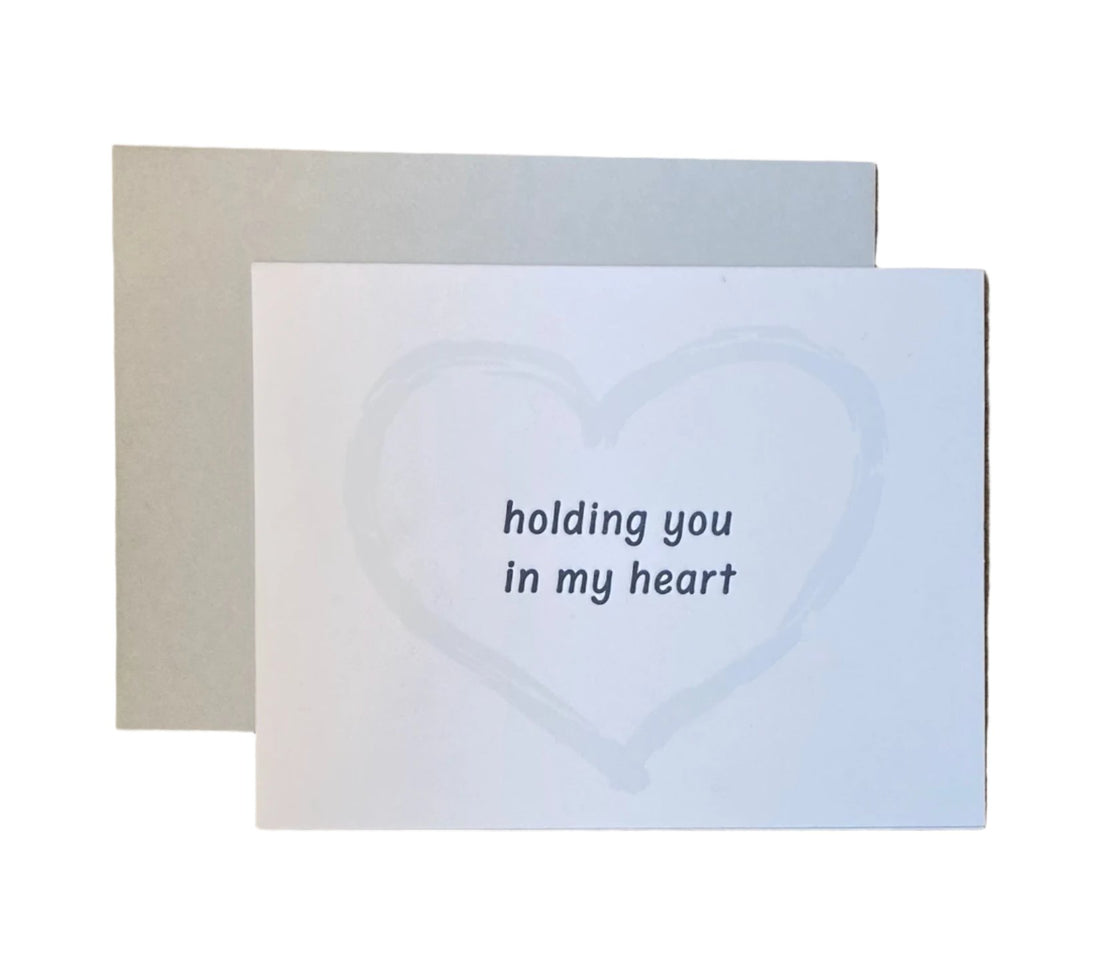 Heart Love letterpress greeting card