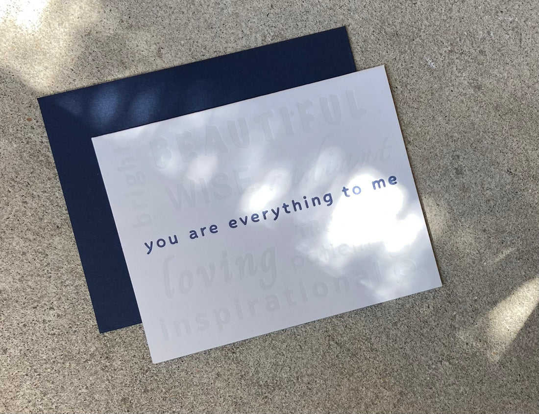 You Are Everything greeting card