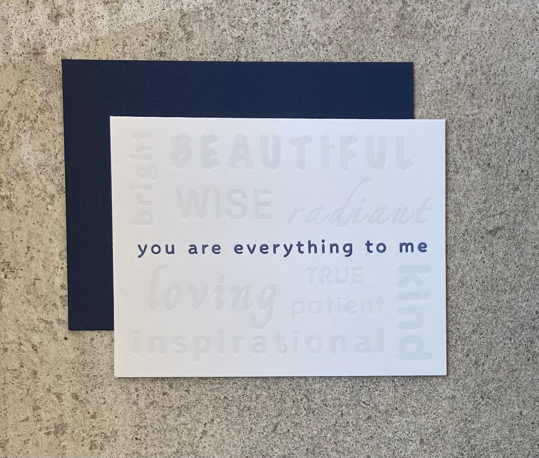 You Are Everything greeting card