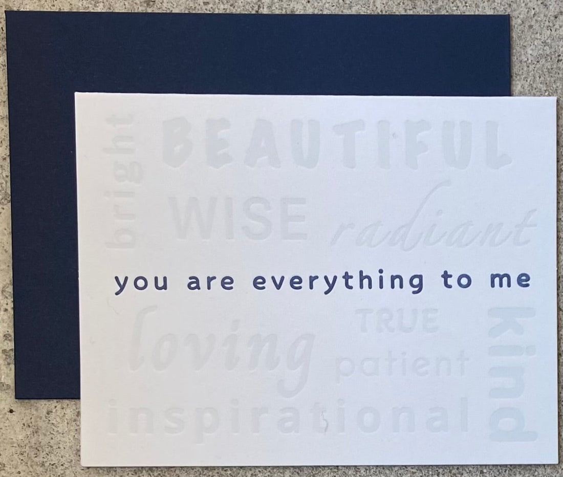 You Are Everything greeting card