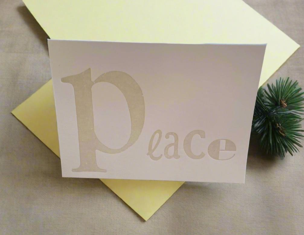 Peace greeting card