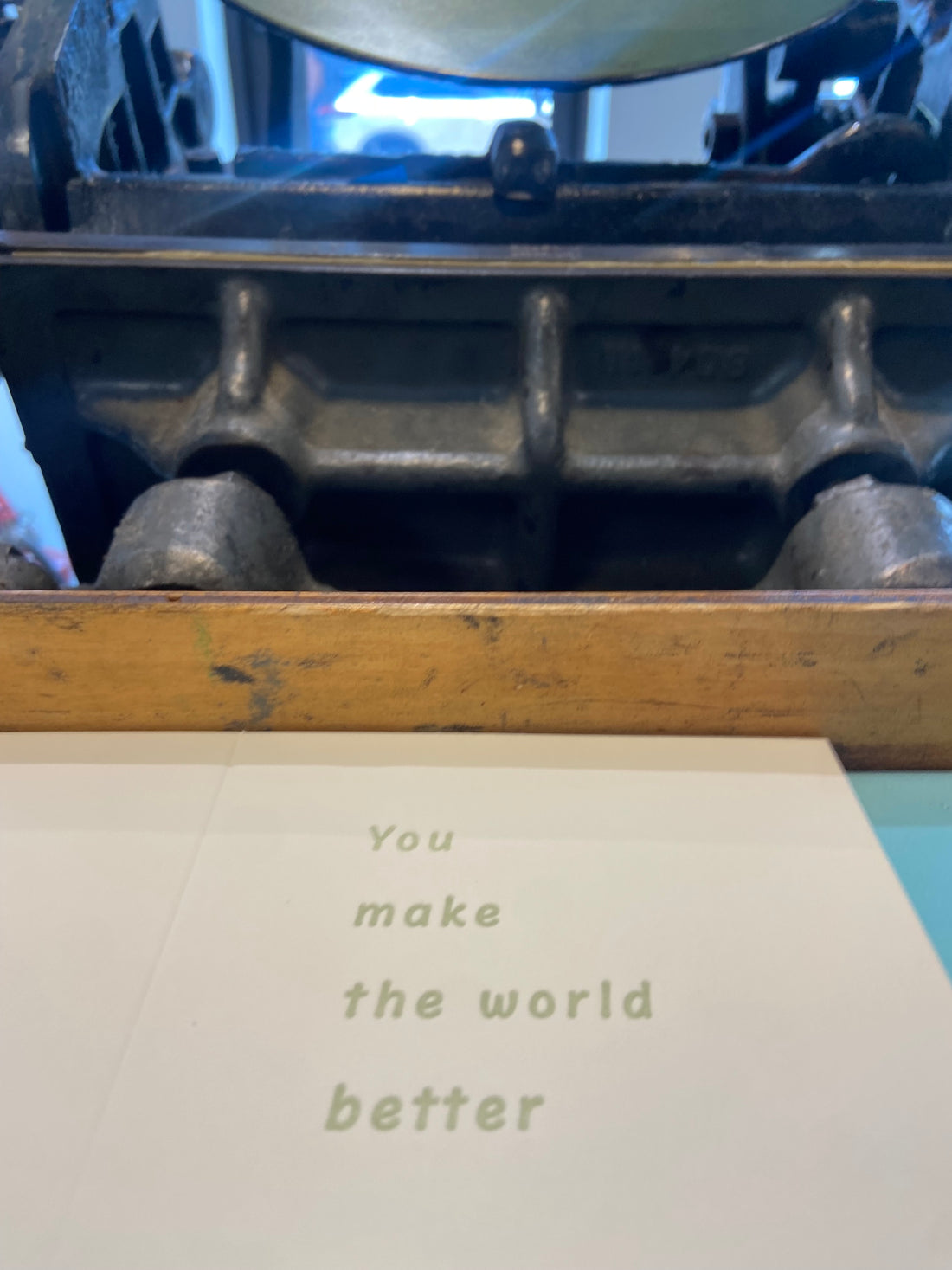 You Inspire Me greeting card