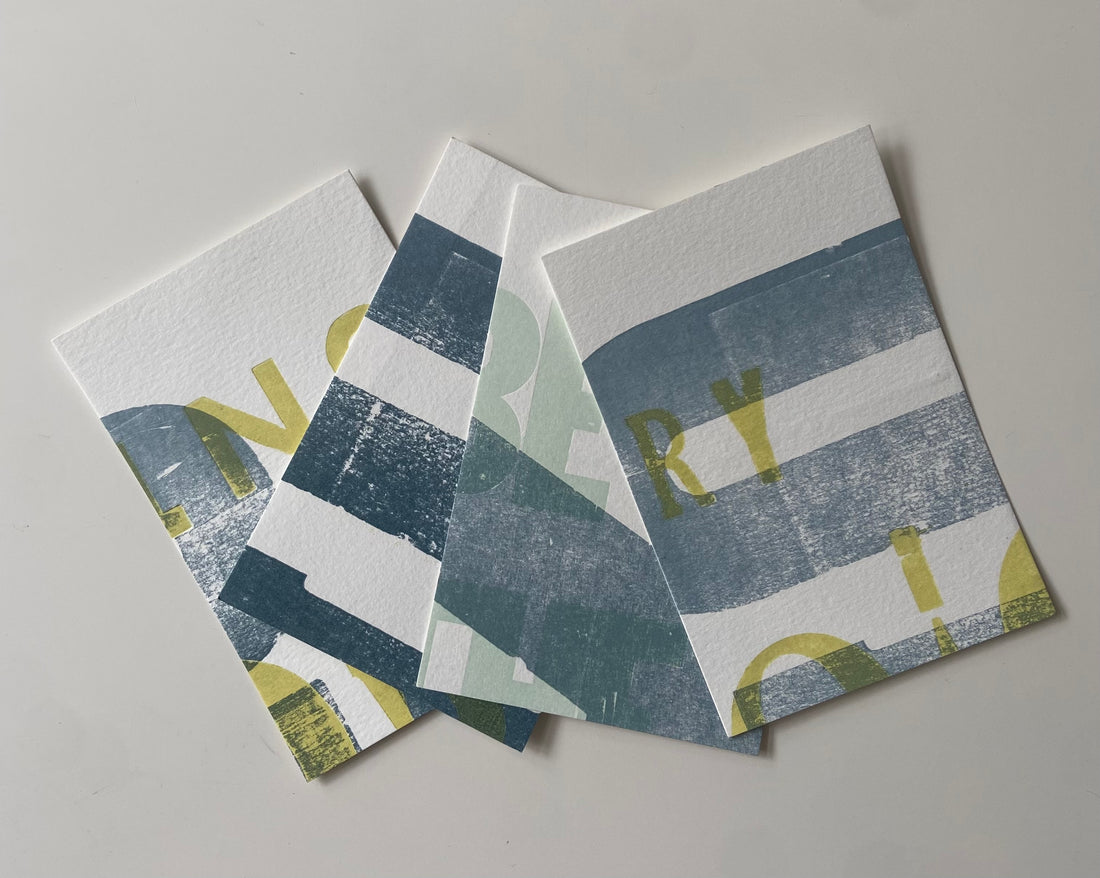 letterpress post card
