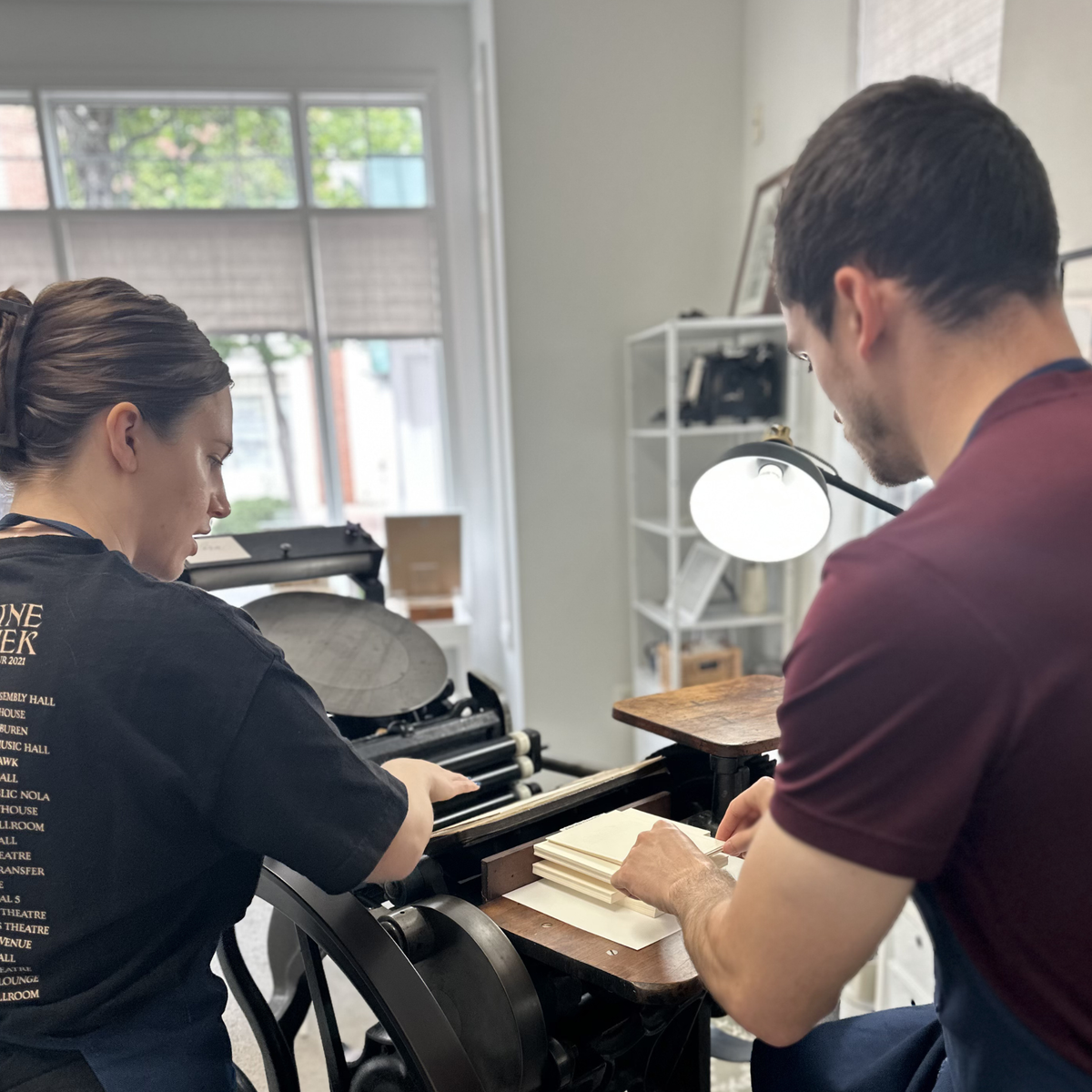 Stationery Date: Letterpress Workshop for Two