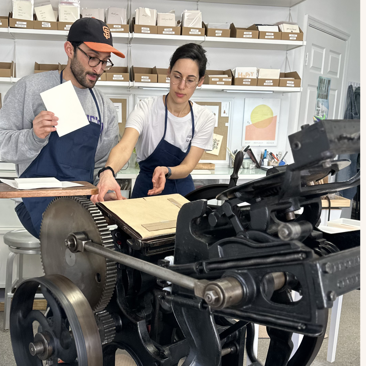 Stationery Date: Letterpress Workshop for Two