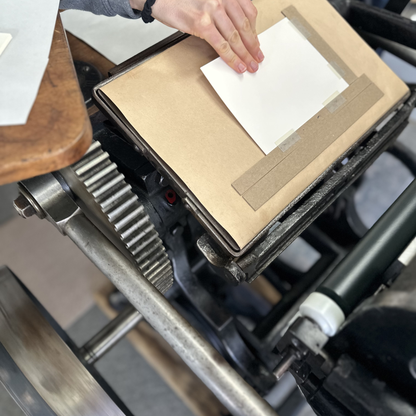 DIY Letterpress Invitations (2 people)