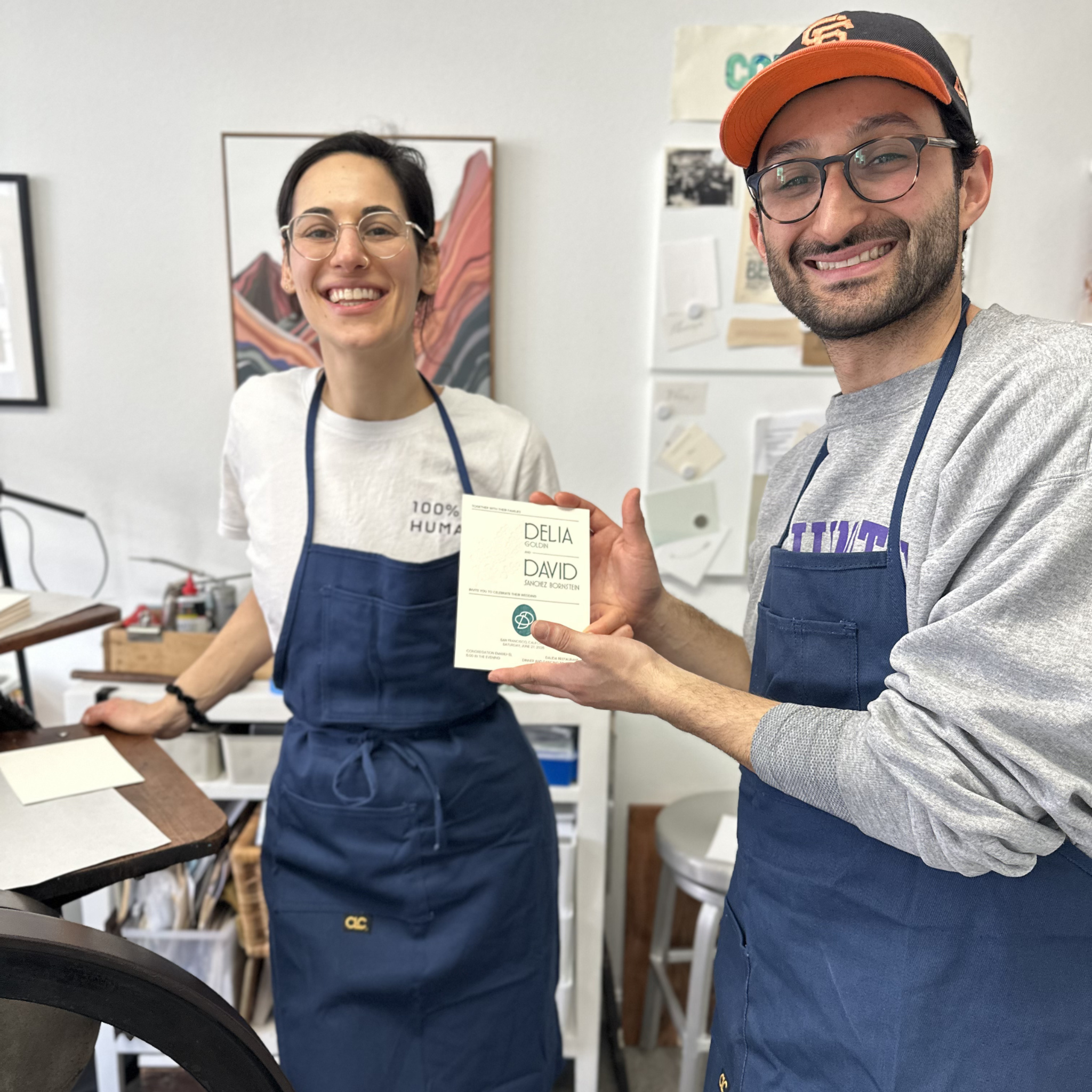 DIY Letterpress Invitations (2 people)