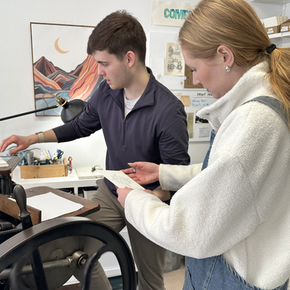 DIY Letterpress Invitations (2 people)