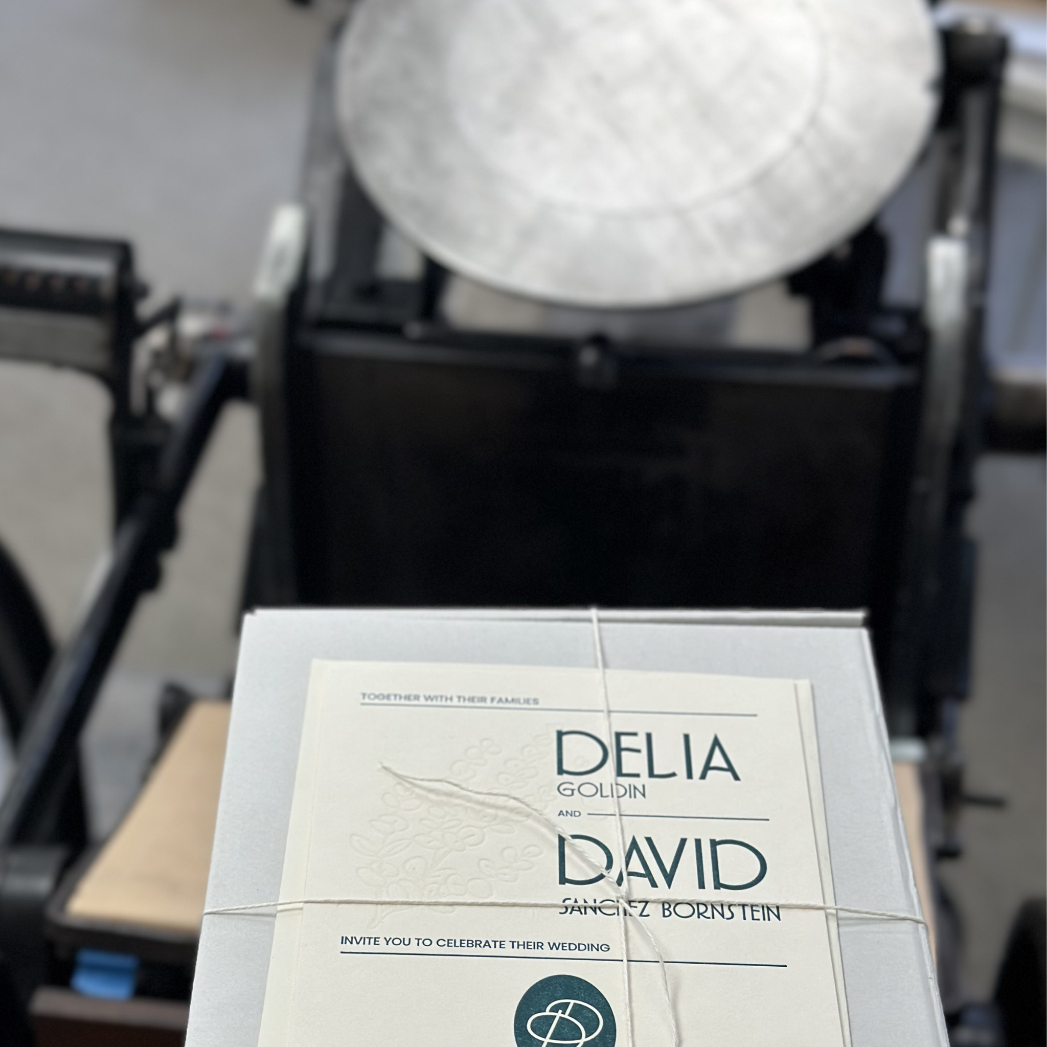 DIY Letterpress Invitations (2 people)