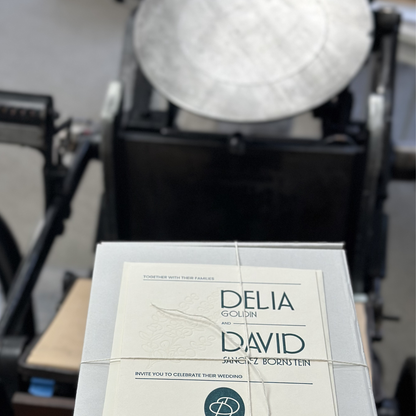DIY Letterpress Invitations (2 people)