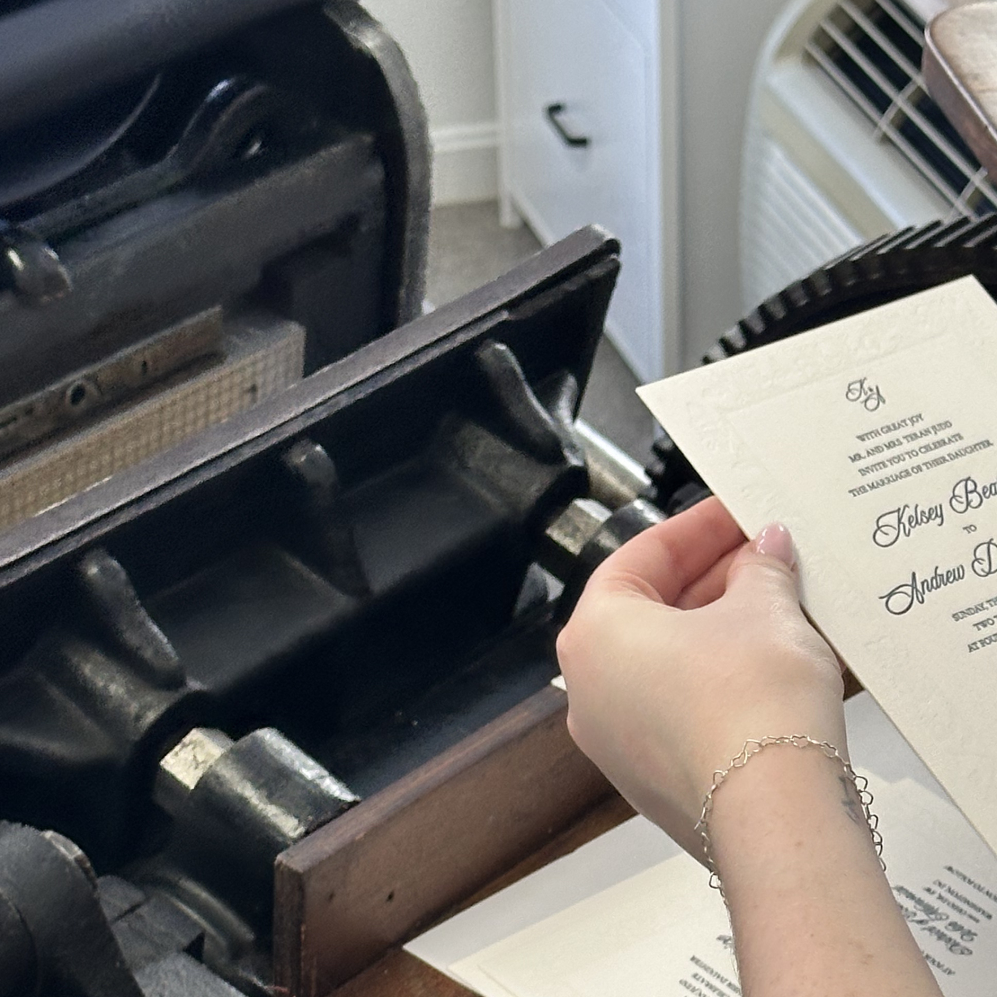 DIY Letterpress Invitations (2 people)