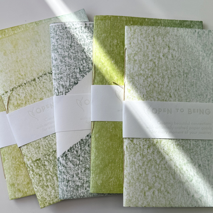 Hand-Bound Blank Notebook