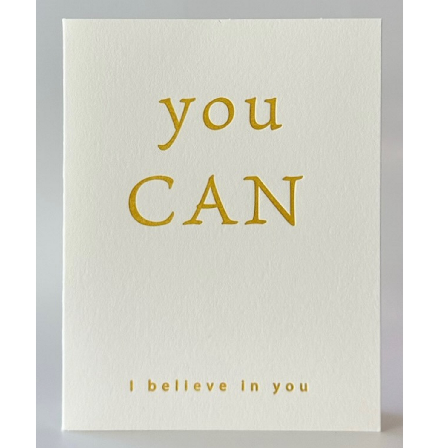 You Can