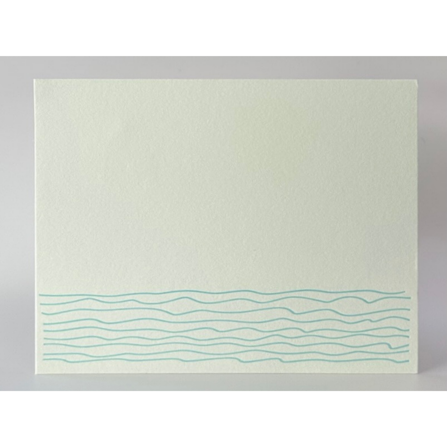 Waves Letterpress Note Card Set