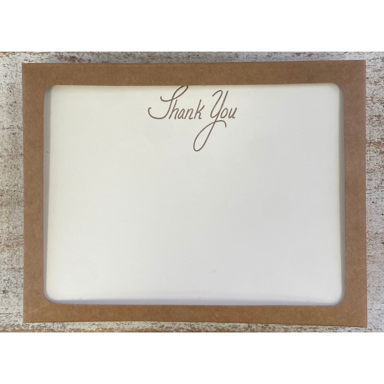 Thank you note cards - classic