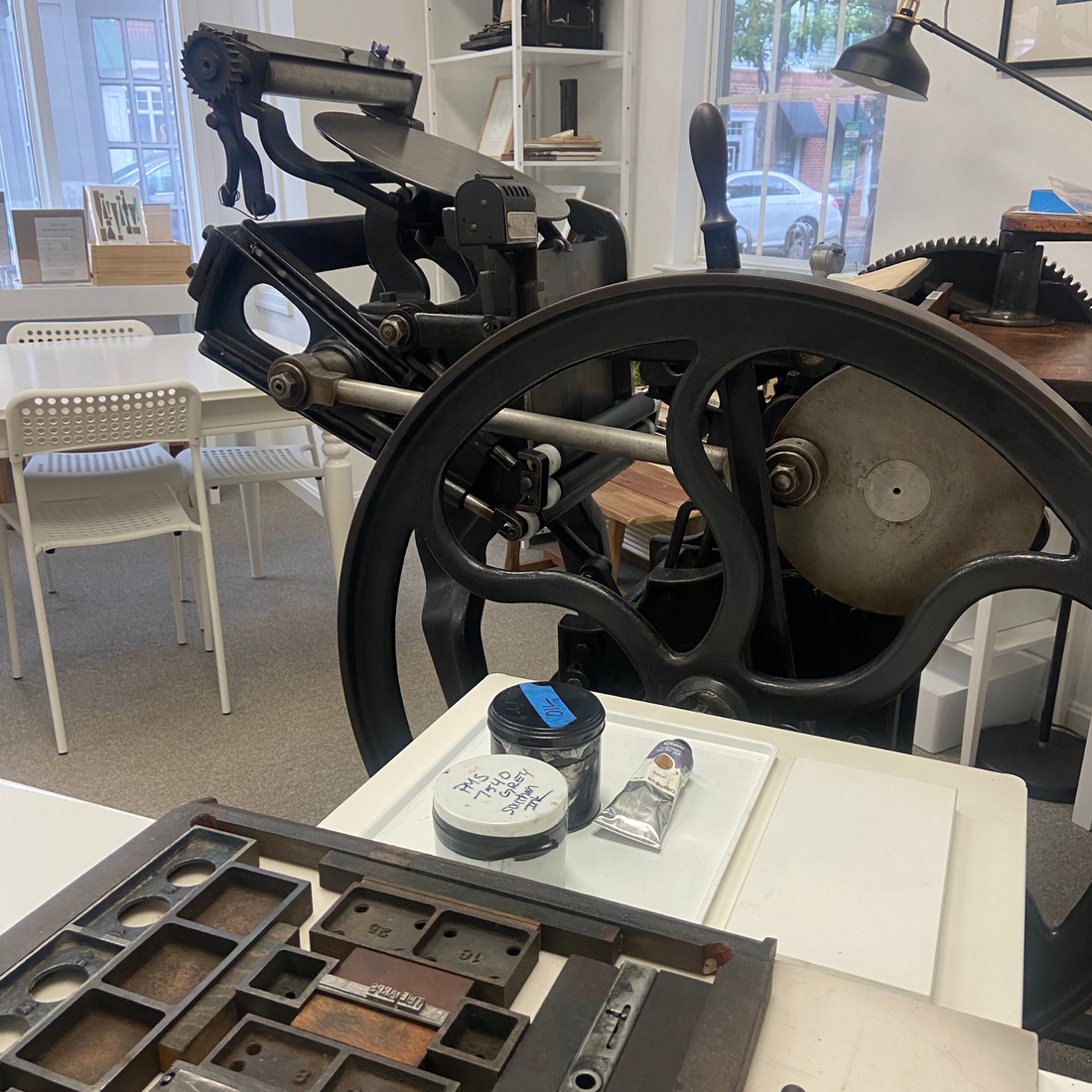 Private letterpress instruction