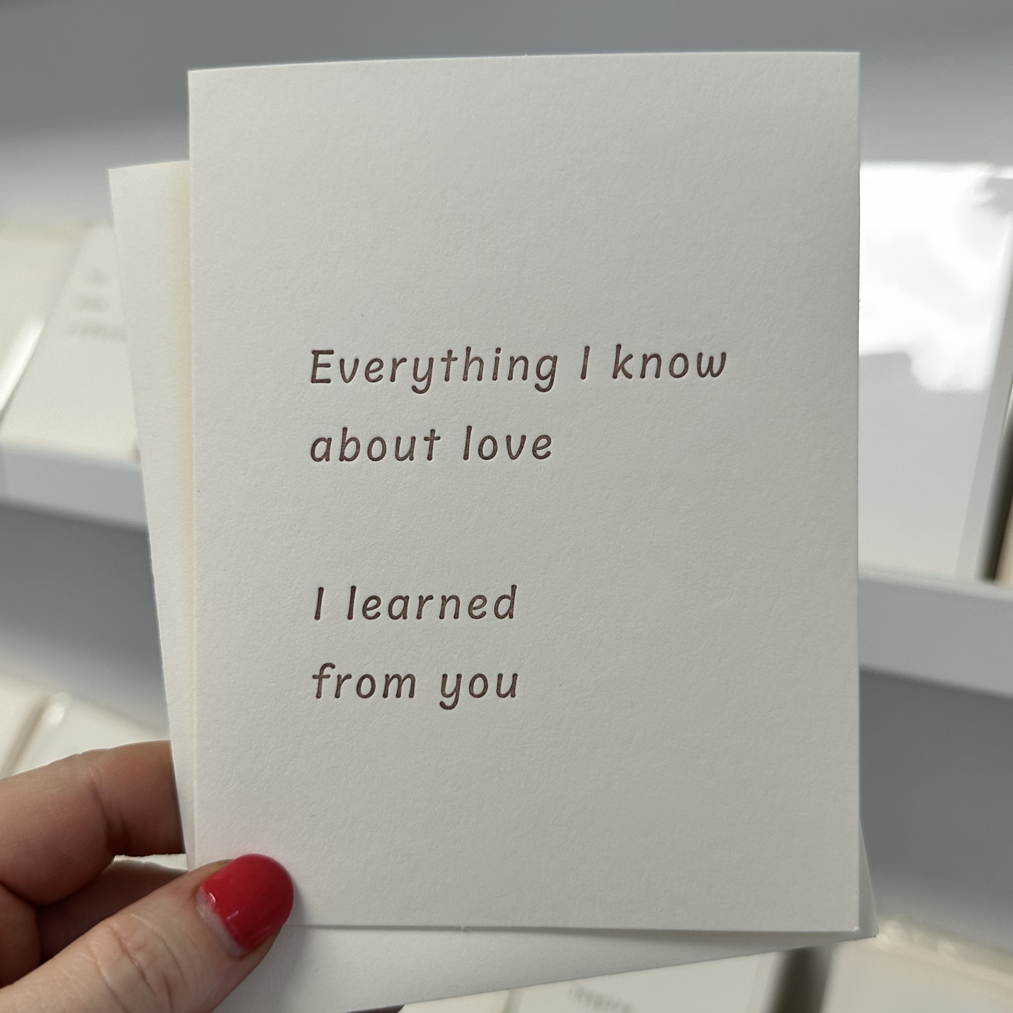 Everything I know about love (new)