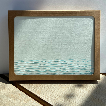 Waves note card set