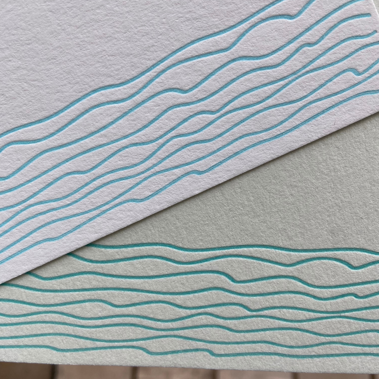 Waves note card set