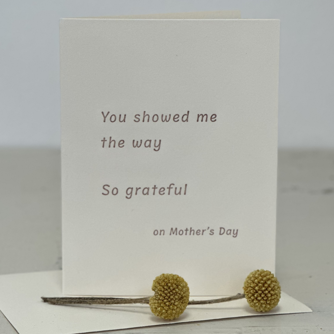 You showed me the way (Mother&