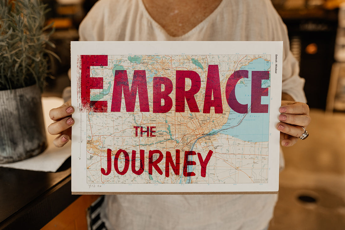 &quot;Embrace the Journey&quot; print